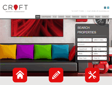 Tablet Screenshot of croft-residential.com